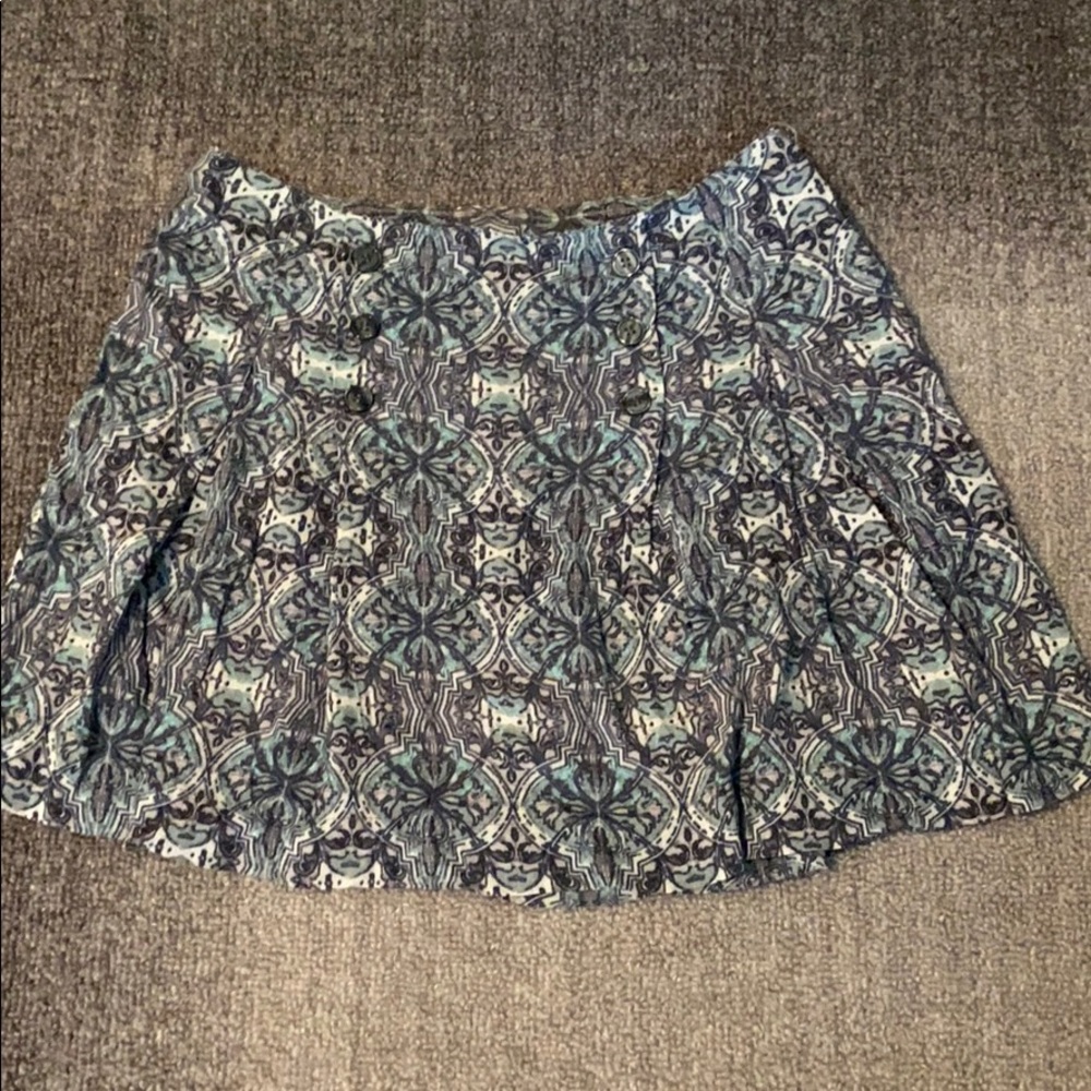 Free People Lover’s Lane Pleated mini skirt size 8